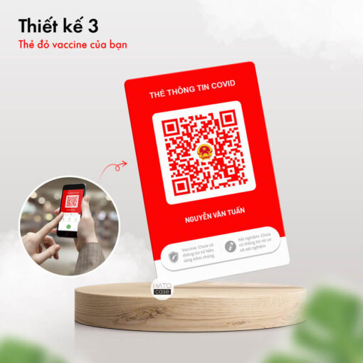 in thẻ xanh covid