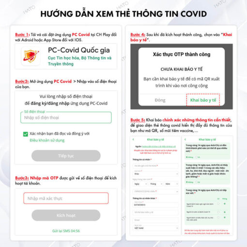In Thẻ Xanh Covid | Thẻ Thông Tin Covid - Image 10