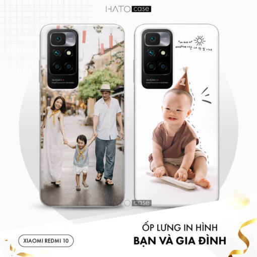 In Ốp Lưng Điện Thoại Xiaomi Redmi 10 Theo Yêu Cầu