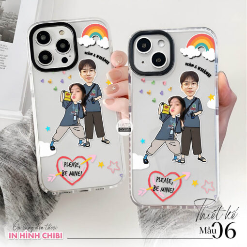 Ốp lưng cặp đôi chibi sticker | Tất cả dòng điện thoại - Image 7