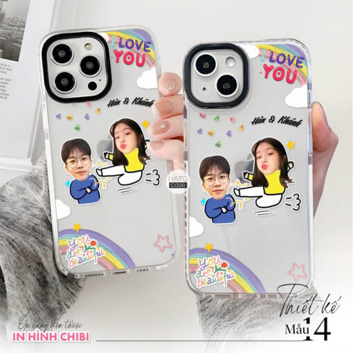 Ốp lưng cặp đôi chibi sticker | Tất cả dòng điện thoại - Image 13