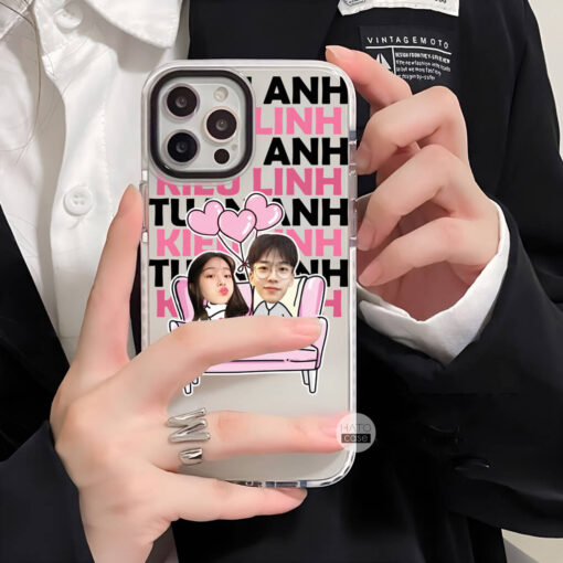 Ốp lưng cặp đôi chibi in tên | Tất cả dòng điện thoại - Image 17