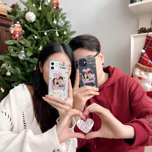 Ốp lưng cặp đôi chibi sticker | Tất cả dòng điện thoại - Image 16