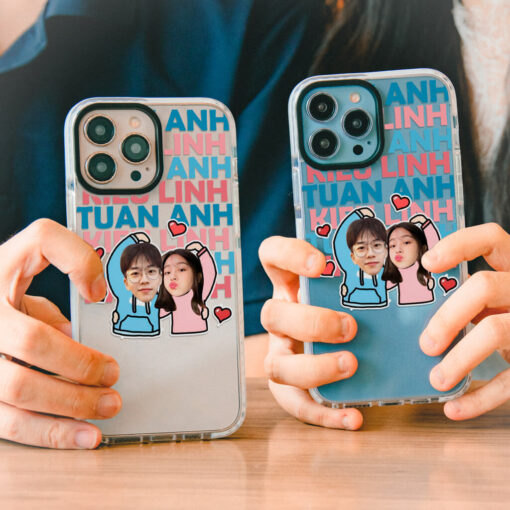 Ốp lưng cặp đôi chibi in tên 02 | Tất cả dòng điện thoại - Image 7