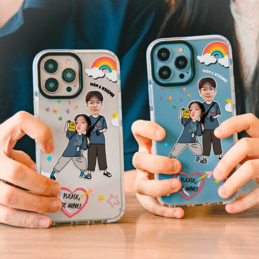 Ốp lưng cặp đôi chibi sticker | Tất cả dòng điện thoại - Image 17