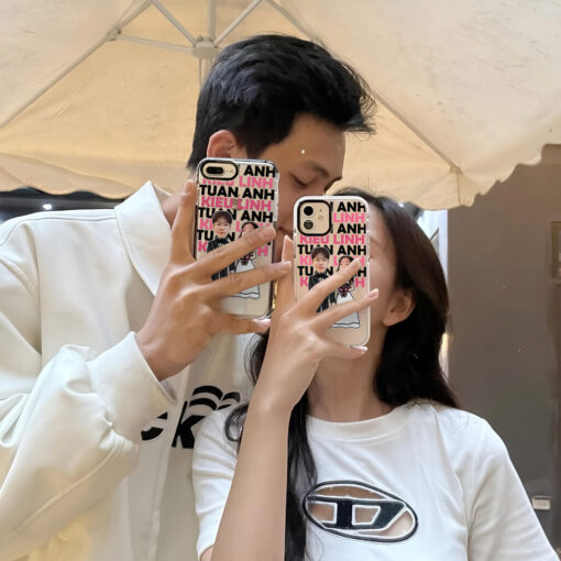 Ốp lưng cặp đôi chibi in tên | Tất cả dòng điện thoại - Image 18