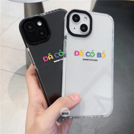 Ốp lưng cặp đôi in chữ đã có bồ, chưa có bồ - Image 2
