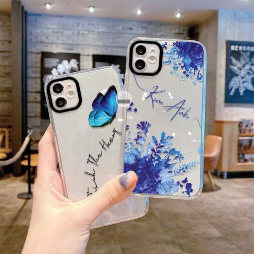 Ốp lưng in tên riêng theo yêu cầu, kèm hoạ tiết bông hoa | Bộ sưu tập 16 mẫu - Image 11