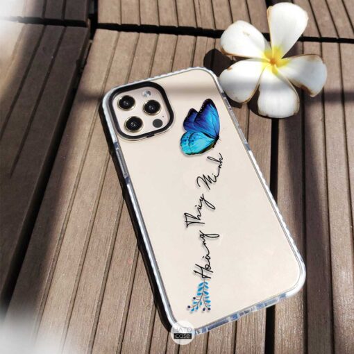Ốp lưng in tên riêng theo yêu cầu, kèm hoạ tiết bông hoa | Bộ sưu tập 16 mẫu - Image 4
