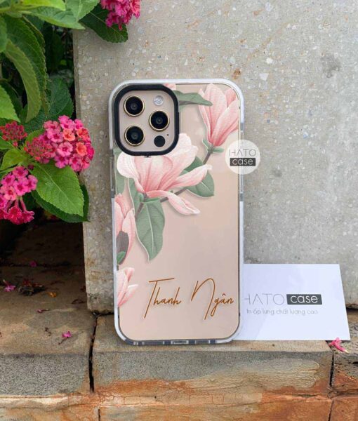 Ốp lưng in tên riêng theo yêu cầu, kèm hoạ tiết bông hoa | Bộ sưu tập 16 mẫu - Image 8