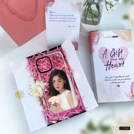 Set Quà Tặng Ốp Lưng Vẽ "Sweetie Gift"